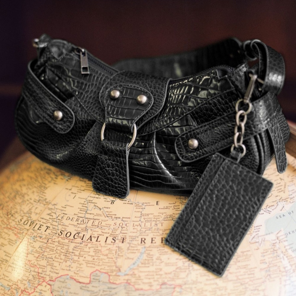 Biker shoulder bag